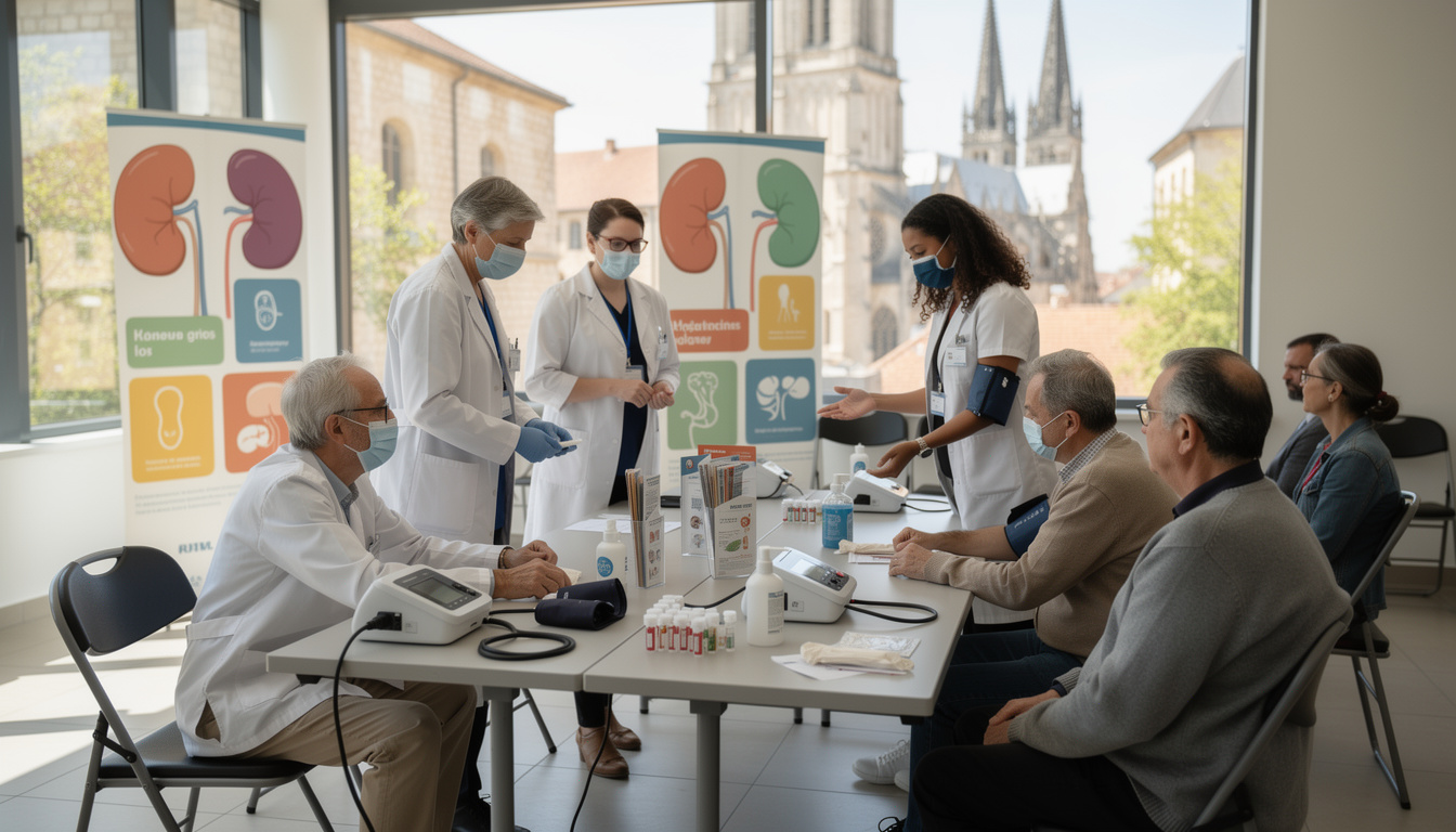 participez à la journée de dépistage des maladies rénales organisée à metz le 12 mars pour prévenir et détecter ces maladies tôt. une opportunité pour prendre soin de votre santé rénale.