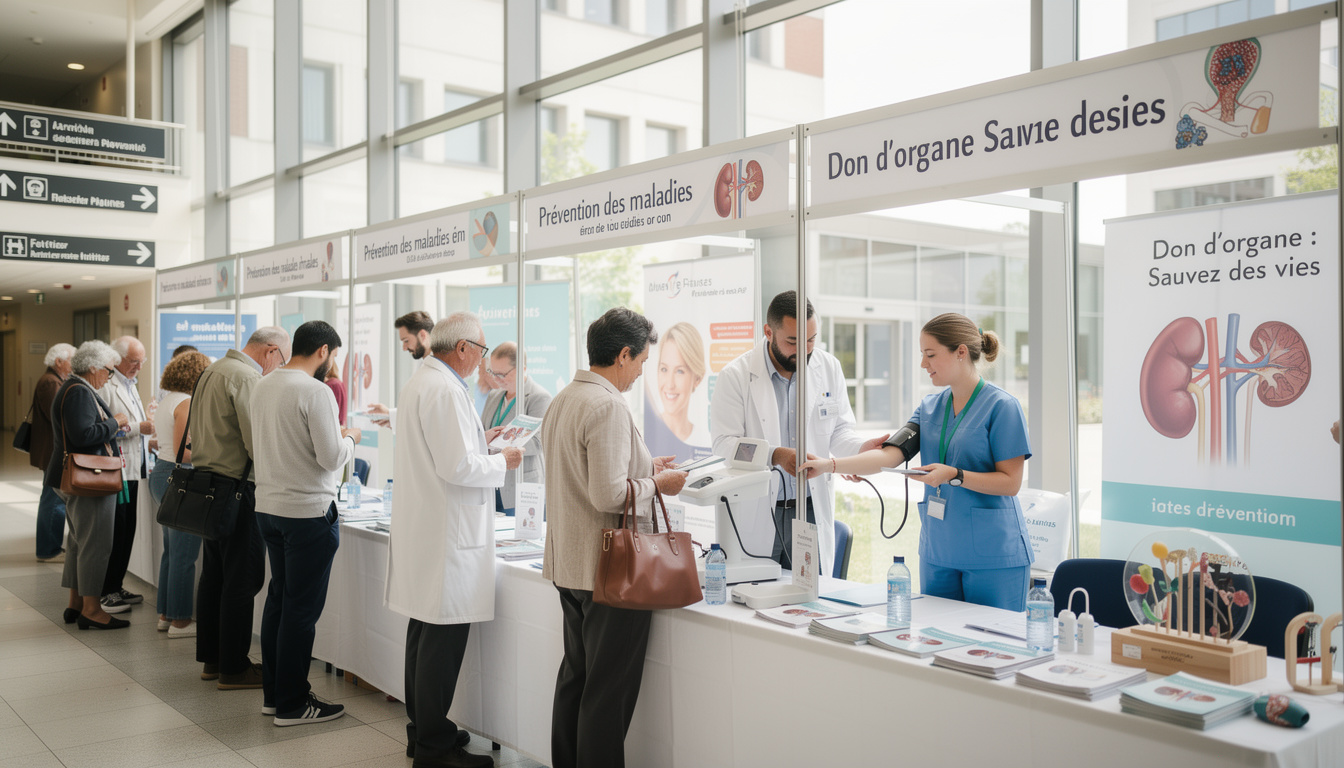 découvrez l'engagement du ch nord ardennes pour la journée nationale du rein, sensibilisant à la santé rénale et aux actions de prévention.